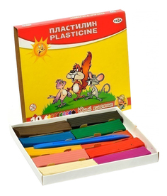 Пластилин Гамма Юный художник 10 цветов Gamma