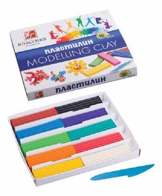 Пластилин ЛУЧ Классика 10 цветов