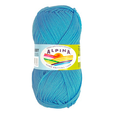 Пряжа ALPINA TOMMY цвет 030 яр. голубой 10 мотков