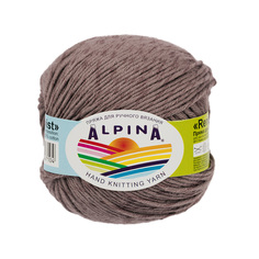 Пряжа ALPINA RENE TWIST цвет 06 серый 10 мотков
