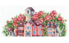 Набор для вышивания крестом Сделай своими руками "Страна Пиония", 30x13 см, арт. С-54