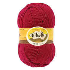 Пряжа ADELIA JESSICA цвет 06 красный 5 мотков