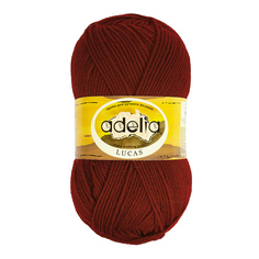 Пряжа ADELIA LUCAS цвет 08 т.терракотовый 5 мотков