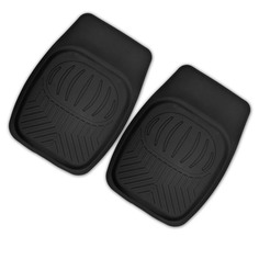 Коврик салона SKYWAY Rain-2 2пр. Ванночка Полиуретановый Черный (п:69*48см)