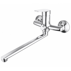 Смеситель для ванной с душем VIKO 3005 ф35 (встр. перекл) L-35см Chrome