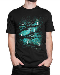 Футболка мужская Принцесса Мононоке - Духи Dream Shirts черная 2XL