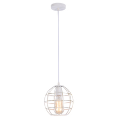 Люстра лофт подвесная 1*60Вт E27 IMEX MD.1703-1-P WH