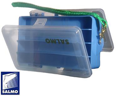 Рыболовная коробка Salmo Double Sided синяя 15,5 x 9,5 x 4,7 см
