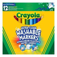 12 смываемых фломастеров супер чисто Crayola