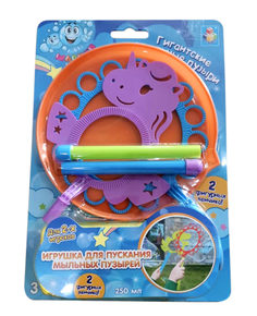 Мыльные пузыри 1 TOY Мы-шарики! Единорог, 250 мл, 2 венчика, арт. Т17275