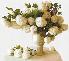 Набор для вышивания крестом "Кружевной букет", арт. 0199 Nitex