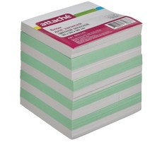 Запасной блок-кубик для записей "Эконом", 9х9х9 см, цветной Attache