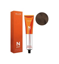 Краска для волос Ollin Professional N-JOY 8/73 Светло-русый коричнево-золотистый 100 мл