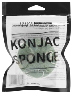 Спонж для умывания Silstar Konjac Sponge Конняку в ассортименте