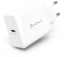 Сетевое зарядное устройство NoBrand Adam Elements Omnia F1, 1 USB Type-C, 3 A, white