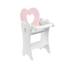 Кукольный стульчик для кормления PAREMO PFD120-29 нежно-розовый