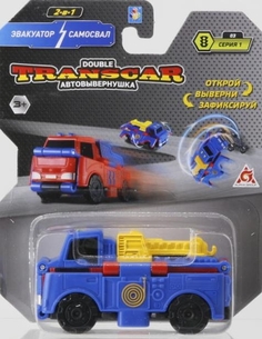 Автовывернушка TransCar Double Эвакуатор - Самосвал машинка 2в1 Т18276 1toy