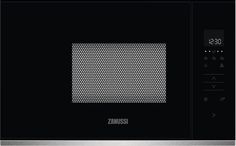 Встраиваемая микроволновая печь Zanussi ZMBN2SX Black/Grey Black