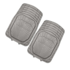 Коврик салона SKYWAY Rain-3 2пр. Ванночка Полиуретановый Серый (п:77*52см)