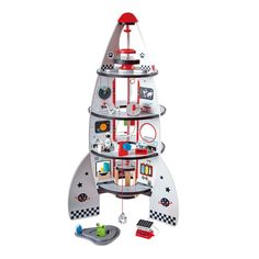 Игровой набор Четырехступенчатый космический корабль Hape E3021_HP
