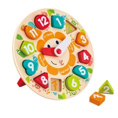 Головоломка-мозаика с часами Hape E1622_HP