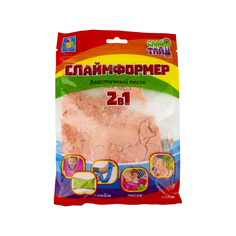 Эластичный песок "Слаймформер" с формочкой, в пакете, 150 гр. 1TOY
