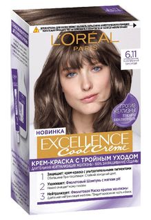 Крем - краска LOreal Paris Экселленс Кул 6,11