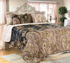 Покрывало "Музей коричневый" из перкали 260х210 Текс Дизайн