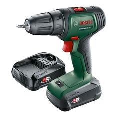Дрель-шуруповерт BOSCH UniversalDrill 18V, 1.5Ач, с двумя аккумуляторами [06039d4002]
