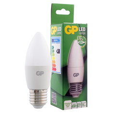 Светодиодная лампа GP LEDC37 7W E27 4000K, свеча, холодный свет