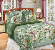 Постельное белье «Каролина 1», бязь (2.0), простыня на резинке Белиссимо