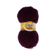 Пряжа Adelia Rada, 100% акрил, 10*100 г, 80 м+-4 м, №087, темно-фиолетовый