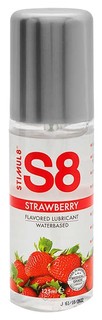 Смазка на водной основе S8 Flavored Lube со вкусом клубники 125 мл. Stimul8
