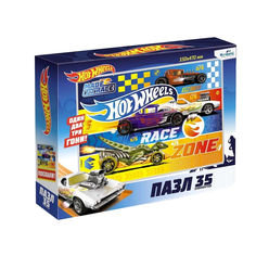 Пазлы Origami 35 элементов, maxi, Hot Wheels, Гонка