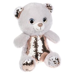 Мягкая игрушка Fluffy Family Мишка, с пайетками, 27 см