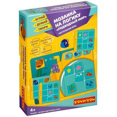 Игрушка Bondibon Мозаика на логику, Подводный мир, 4+ ВВ4765
