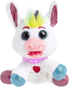 Мягкая игрушка 1Toy Единорог Блинки плюшевый 20 см издает звуки