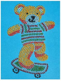 Мозаика из бусинок KSG Медвежонок 0636