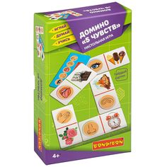 Bondibon Домино, 5 чувств, на ассоциации, Играй Думай Учись ВВ4876