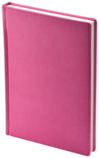 Ежедневник Альт Velvet 136 листов розовый