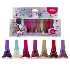 Набор детский Lukky peel-off, Конфетти, 7 цветов, голографический,