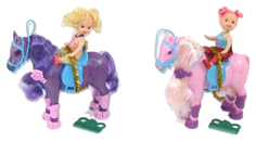 Кукла Shenzhen toys на лошадке с седлом Shenzhen toys Д26086