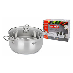 Кастрюля PYREX Classic Touch CT20AEX/E006, 2.9л, с крышкой, серебристый