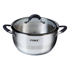 Кастрюля PYREX Comfort CF20AEX/E006, 2.8л, с крышкой, серебристый