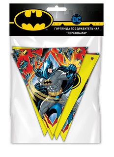 Гирлянда поздравительная ND Play Персонажи Batman