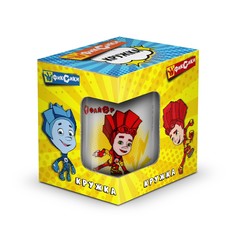 Кружка ND Play "Фиксики" Файер, в подарочной упаковке, 250 мл, фарфор, 282149