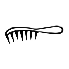 OLLIN Расческа-гребень с крупными зубцами и ручкой изогнутая