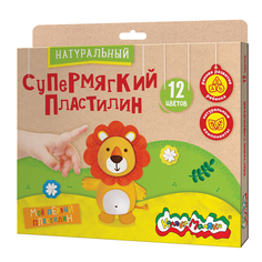 Пластилин супермягкий Каляка-Маляка, 12 цветов