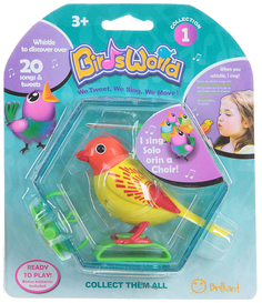 Развивающая игрушка Gratwest BirdsWorld Поющая птичка 3333-3B