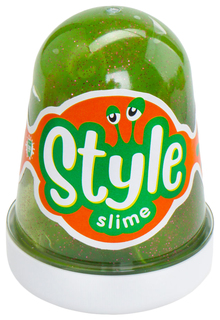 STYLE SLIME блестящий "Зеленый с ароматом яблока", 130мл. Lori